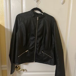 New York and Co faux leather jacket